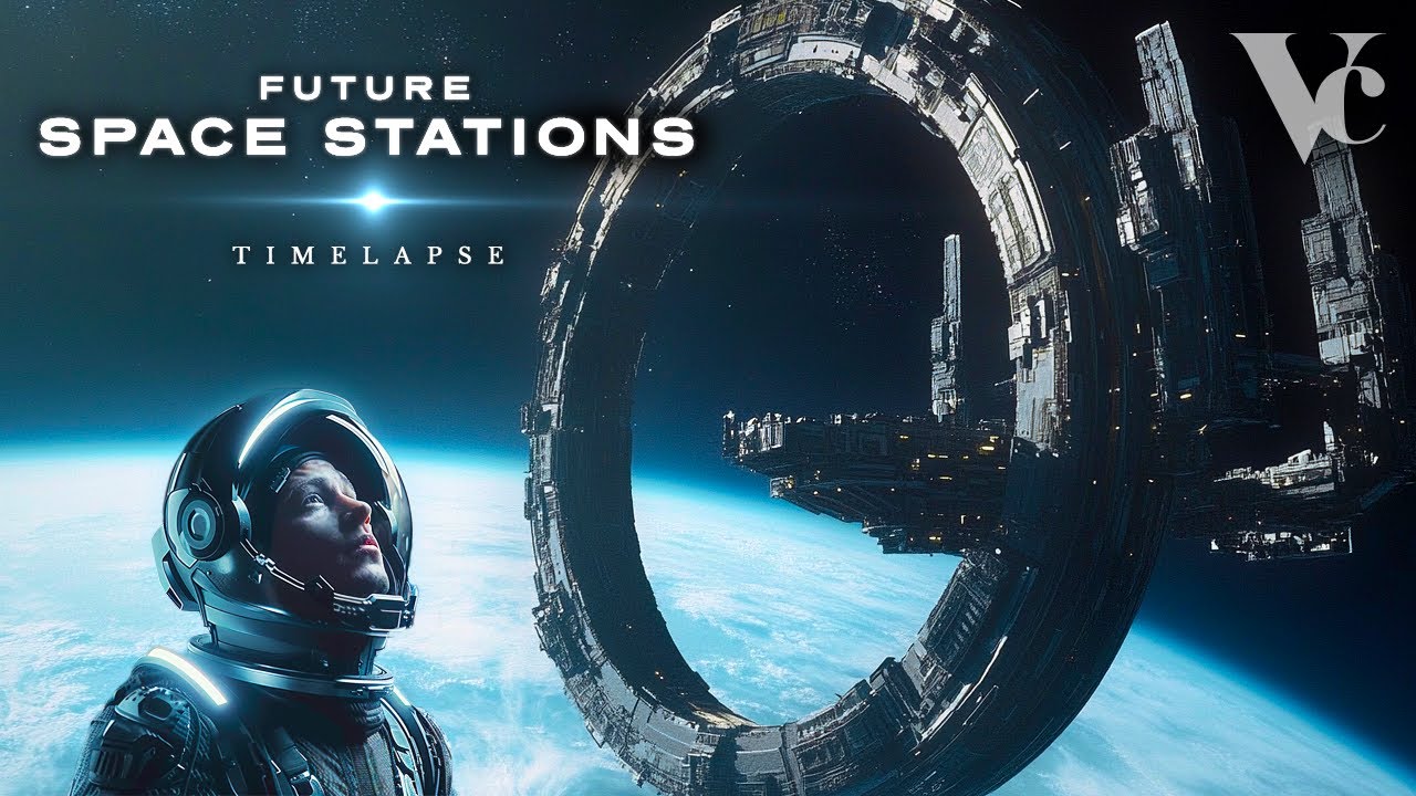 TIMELAPSE of Future Space Stations