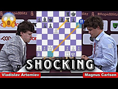 Magnus Carlsen vs Vladislav Artemiev | A Rare and Brutal Collapse ♟️🔥