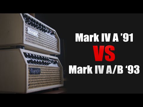 Mesa/Boogie Mark IV A ('91) -vs- Mark IV A/B ('93) | Lead Channel