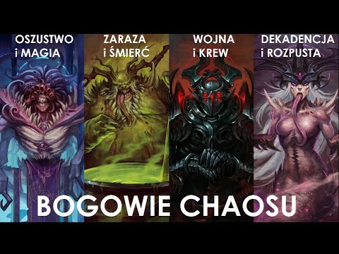 4 Bogów Chaosu  - Cztery mroczne Byty z Immaterium   _Warhammer 40.000 Lore   -   Halloween '23