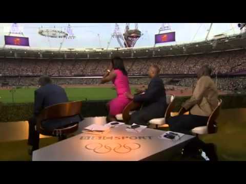 Mo Farah Winning Gold Medal In Mens 5000m   BBC Commentators & Pundits Going Mental   HD