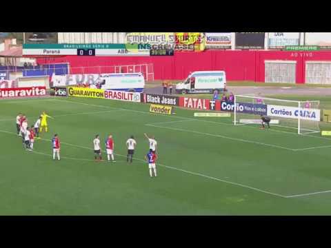 Gol do PARANÁ - Renatinho - Paraná 1 x 0 ABC - Série B 2017 - 12/08/2017