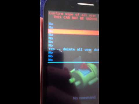How to hard reset Alcatel One Touch Fierce 2