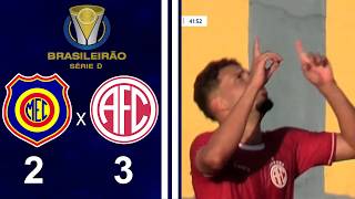 BRASILEIRO SÉRIE D 2026 - 4ª RODADA - MADUREIRA 2X3 AMERICA
