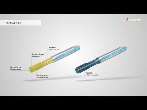 GEWINDEFORMER TC430 SUPREME. Spezialist für spanfreie ISO P-Bearbeitung.