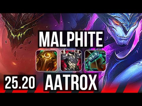 MALPHITE vs AATROX (TOP) | 9/2/11, 37k DMG, Godlike | EUW Master | 25.20