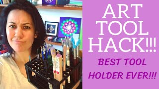ART TOOL HACK!!! Best tool holder EVER!