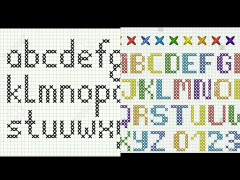Cross Stitch Patterns Letters