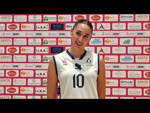 Ludovica Tosini dopo Fasano, quarta giornata di serei A2 Fineco