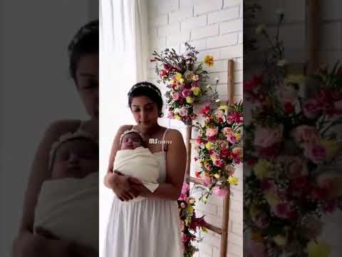 Actress Pranitha Subhash With Her Daughter | #shorts  |  MS Talkies