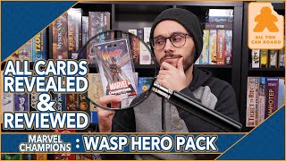 WASP Hero Pack | Marvel Champions | All NEW Cards REVIEWED & ANALYZED (+ New Deck Ideas!)