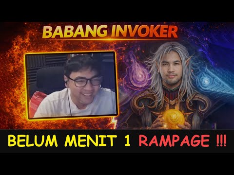 GELO BARU JUGA MULAI BELUM MENIT 1 LANGSUNG RAMPAGE - INYOURDREAM INVOKER EMANG AGAK LAIN DOTA 2