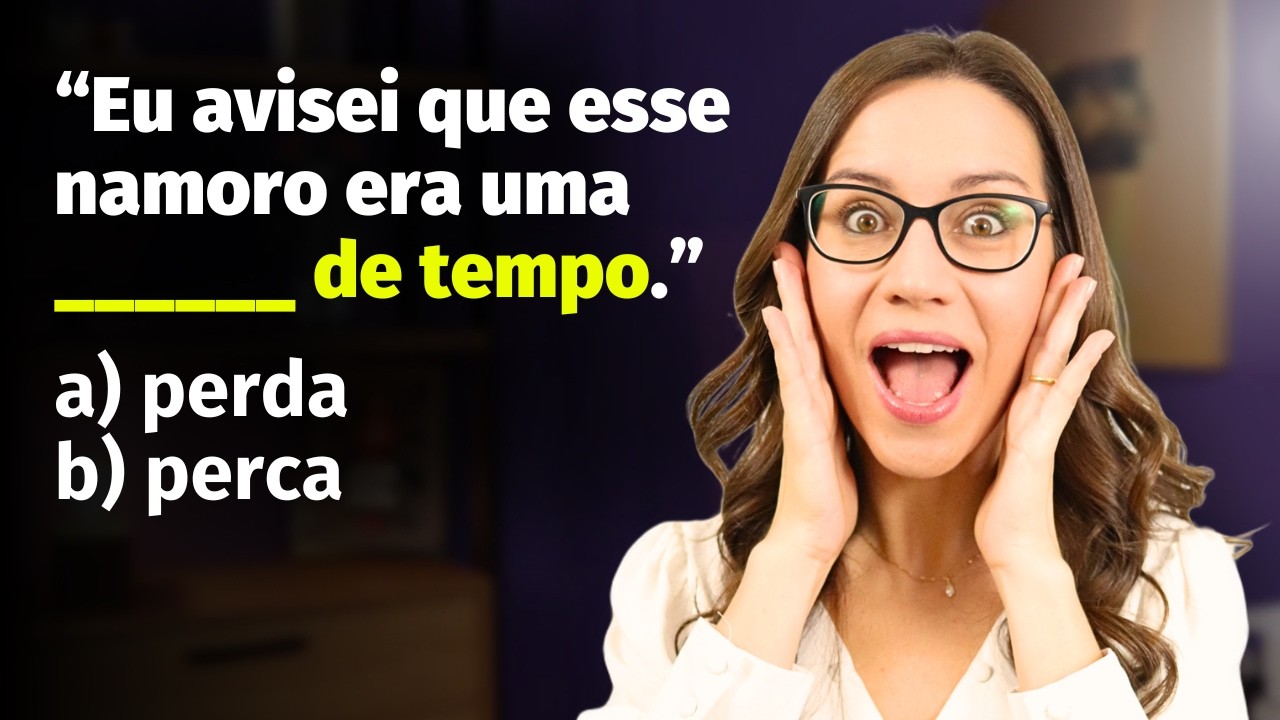 🎯 Teste BÁSICO de PORTUGUÊS! Você acerta essas 10 questões FÁCEIS? ✅