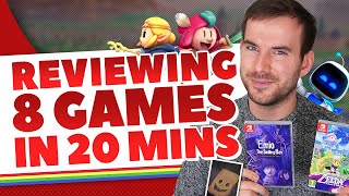 Jon Reviews 8 Games in 20 minutes