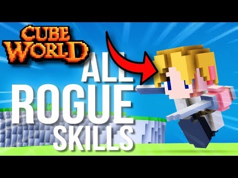 Cube World 2019 - ALL ROGUE CLASS SKILLS (Assassin & Ninja)