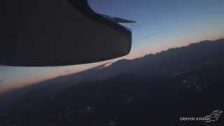 preview picture of video 'Swiss International Airlines LX2913: Lugano - Zurich (Dash-8 Q400) [HD 1080p]'