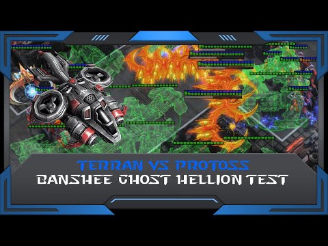 StarCraft 2 (RuFF Highlight): Banshee Ghost Hellion Test