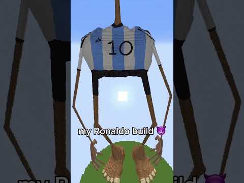 Cristiano Ronaldo in Minecraft ⚽️ #ronaldo #cristianoronaldo #soccer #fyp #memes #minecraft #sports