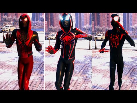 Miles Morales Salsa Dances In All Suits PS5 – Spider-Man Miles Morales 4K Ultra HD