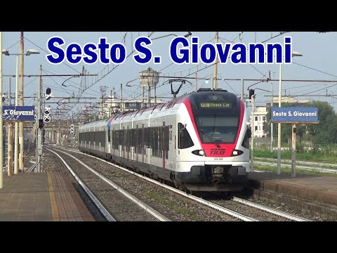 Treni Regionali ed EuroCity a Sesto San Giovanni