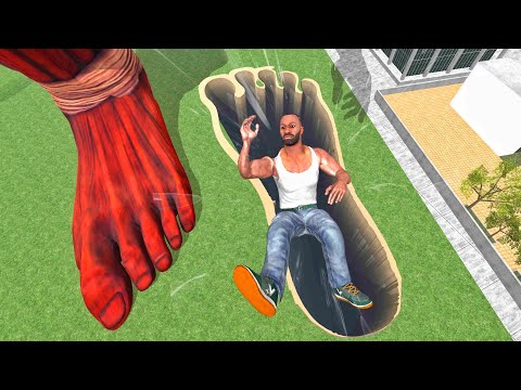 Franklin Fall In Titan Footprint - INDIAN BIKE DRIVING 3D