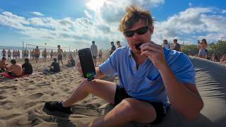 AI Coding on a PHONE at a Beach in Bali