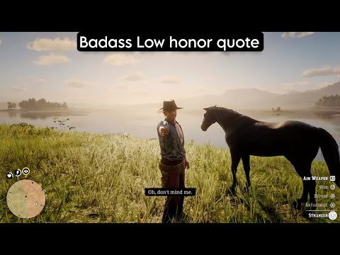 Low Honor Arthur Is So Cold (Hidden dialogue) - RDR2