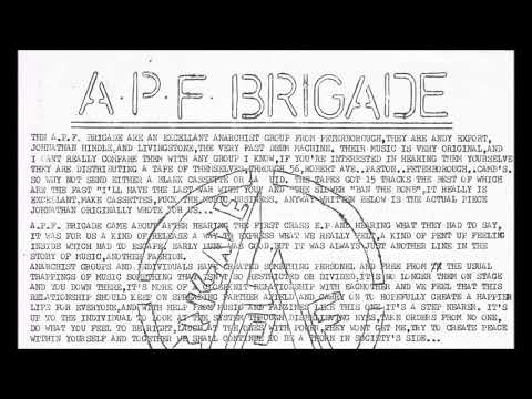 A.P.F. BRIGADE - demo for Crass Records - 1983 [Anarcho Punk]