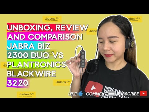 Jabra Biz is better than Plantronics Blackwire | Unboxing Review and Sound Comparison | Noise Cancel