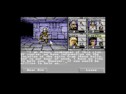 Eye of the Beholder on C128 (Vice emulator) Part 8