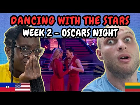 REACTION TO Dancing with the Stars S33 Oscars Night WEEK 2 Performances | FIRST TIME WATCHING