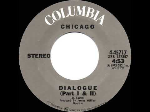 1972 HITS ARCHIVE: Dialogue (Part I & II) - Chicago (stereo 45 single version)