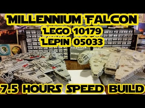 FASTEST Lego (Lepin) UCS Millennium Falcon Speed Build (7.5 Hours)