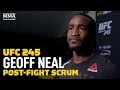 Geoff Neal Gives Back Mike Perry's 'Death Look,' Ready for Santiago Ponzinibbio - MMA Fighting