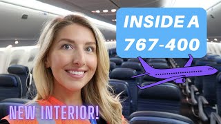 VLOG: Inside The Brand New Interior of A Boeing 767-400! & Weekend in Austin TX!