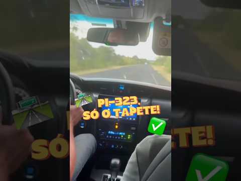 Percorrendo a PI-323, que liga a PI-115 a Sigefredo Pacheco