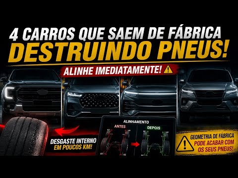 04 CARROS que podem DESTRUIR seus pneus ANTES dos 10 mil km.