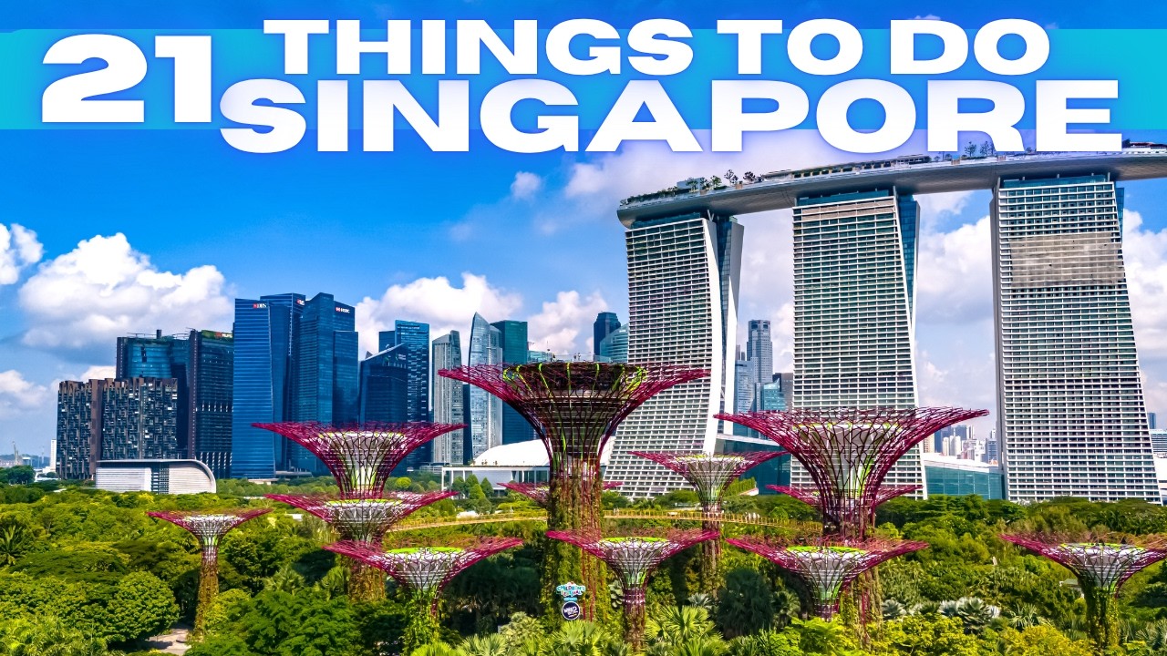 Best Things to do in Singapore 2025 4K
