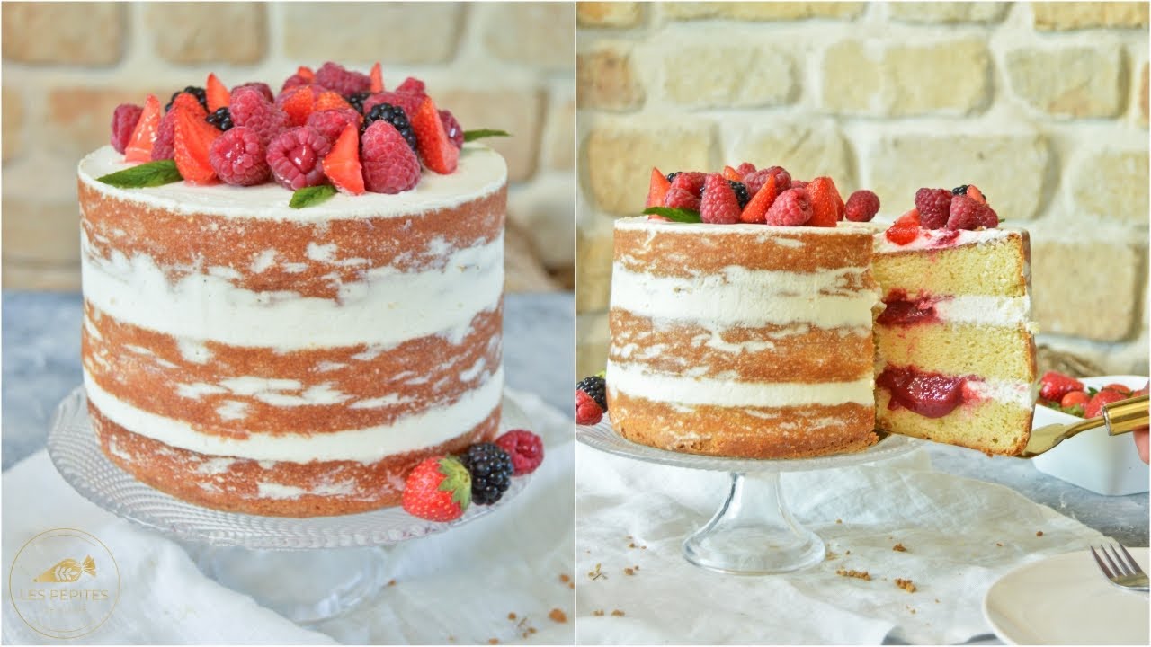Naked Cake fruits rouges !