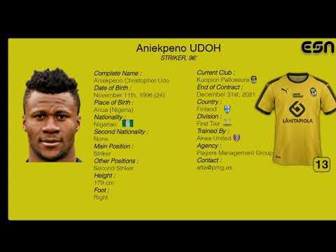 Aniekpeno Udoh | Striker 96' 🇳🇬