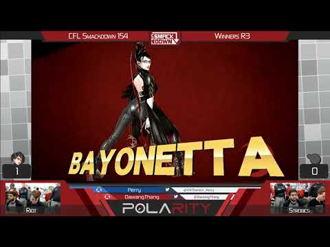CFL Smackdown 154 WiiU - Riot (Bayonetta) vs Strobics (GnW) - Winners R3