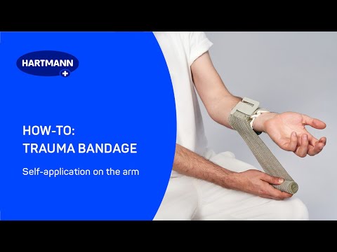 HOW-TO: TRAUMA BANDAGE – Self-application on the arm