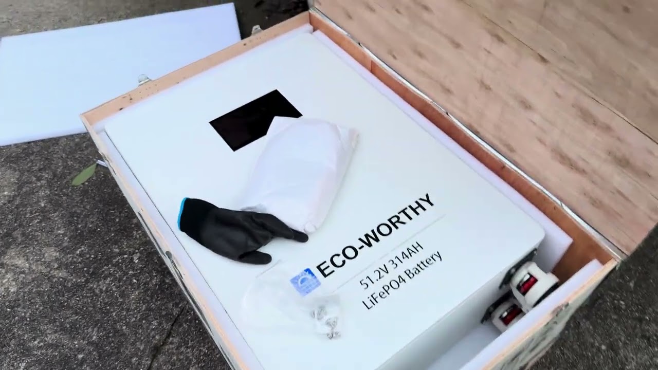 Unboxing ECO-WORTHY 48V 314Ah LiFePO4 Battery | 16.1kWh Solar Home Backup Power