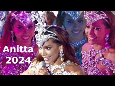 🇧🇷 @Anitta 4K,  Eu vim de lá pequenininho, Desfile das Campeãs, 40 anos Sapucaí, #anitta #carnaval