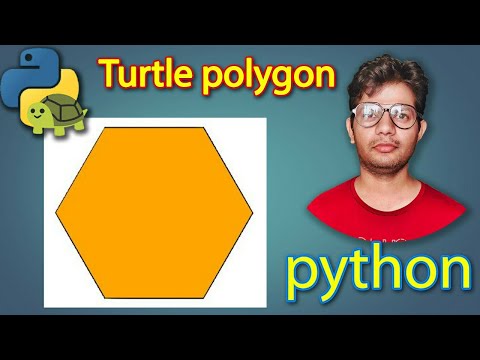 Drawing Polygon Python Turtle Graphics