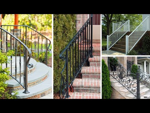 Outdoor Metal Stair Railings to Elevate Your Home's Style