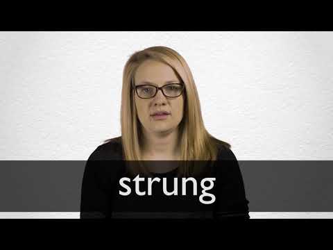 Strung definition and meaning | Collins English Dictionary