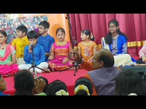Gurulakshmi's vijayadashami function 2018- Little musicians 1