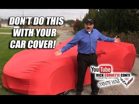 DO NOT DO THIS WITH YOUR CORVETTE CAR COVER-WINTER STORAGE TIPS! Video