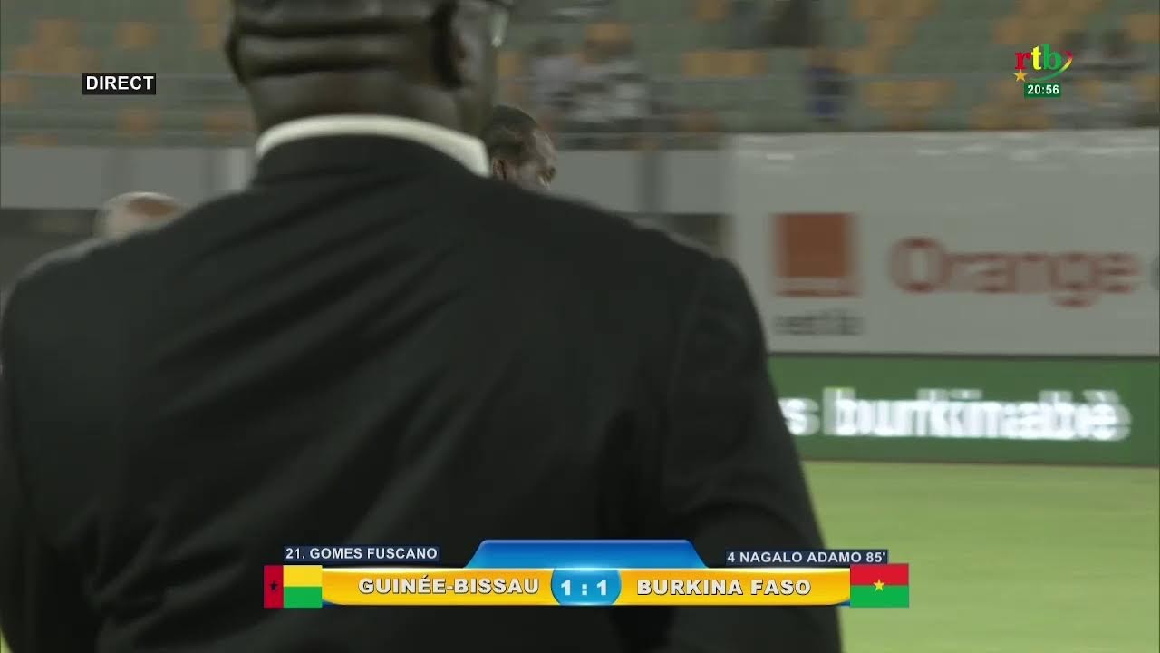 RTB - Football : Guinée-Bissau vs Burkina Faso (seconde période)